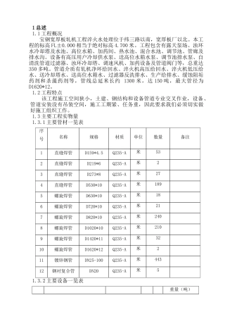 某钢铁厂水处理施工方案
