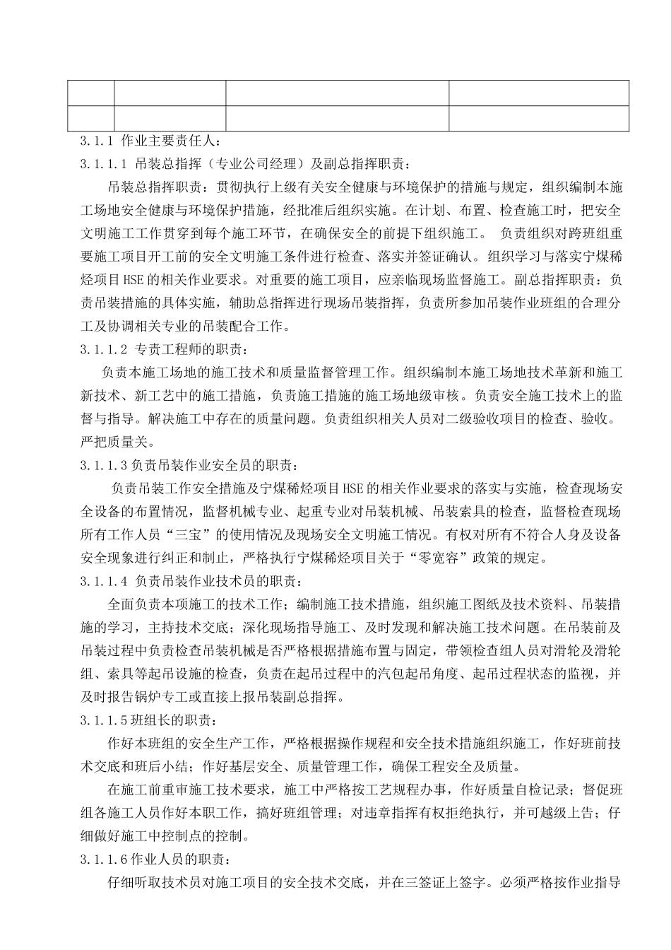 某锅炉汽包吊装工程监理作业指导书_第3页