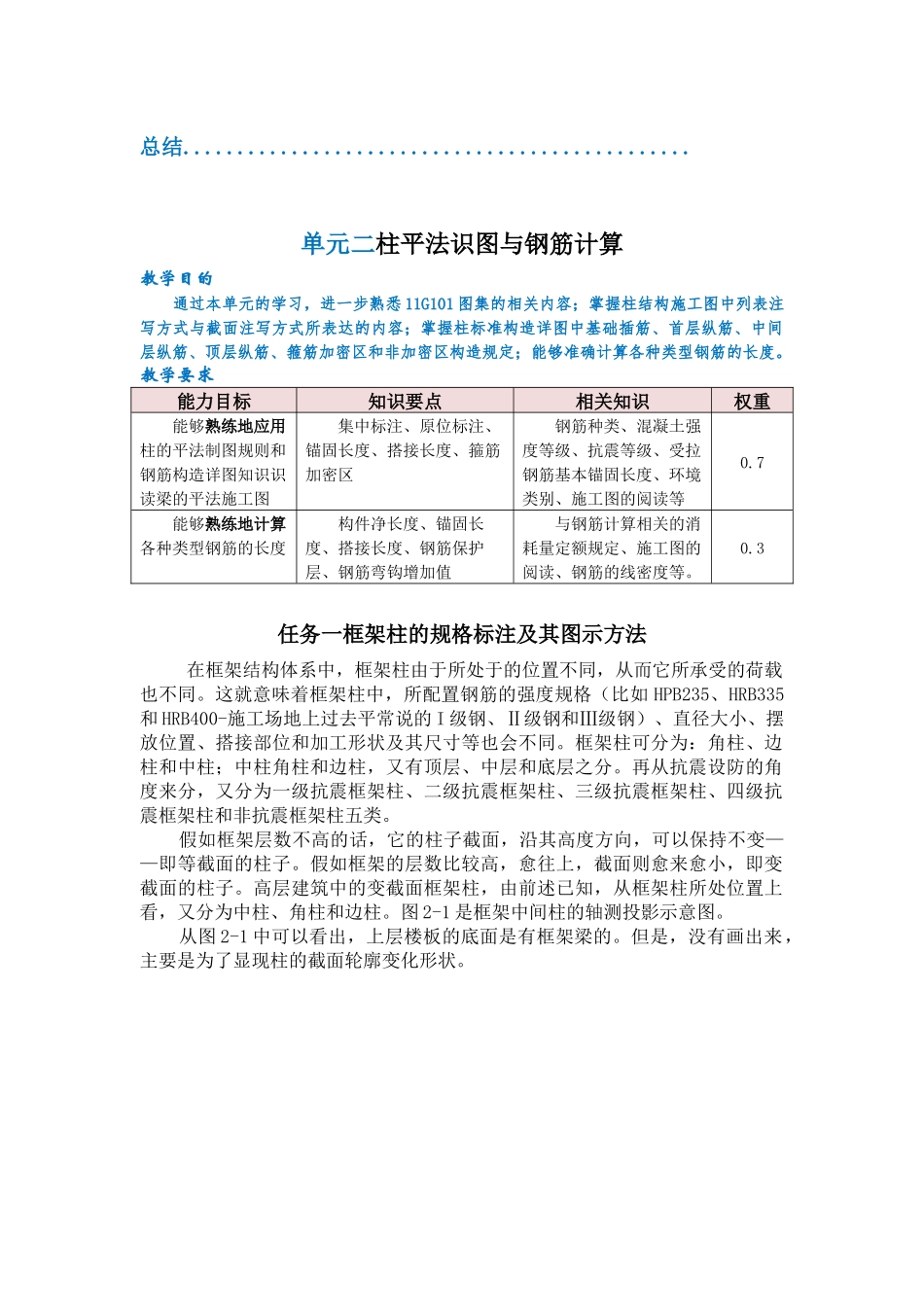 柱平法识图与钢筋计算_第3页