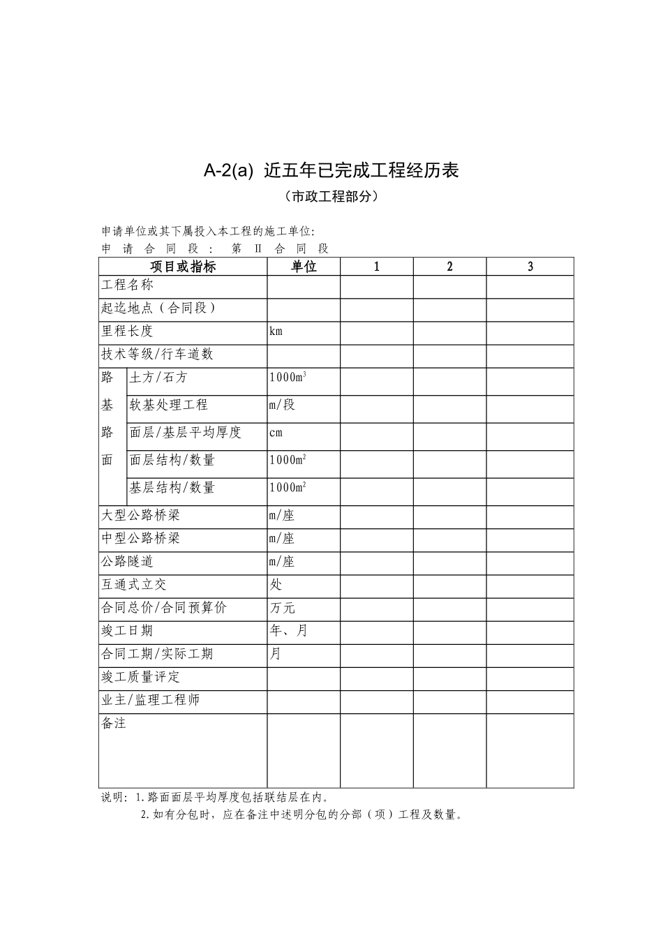 标准投标书编制格式_第2页