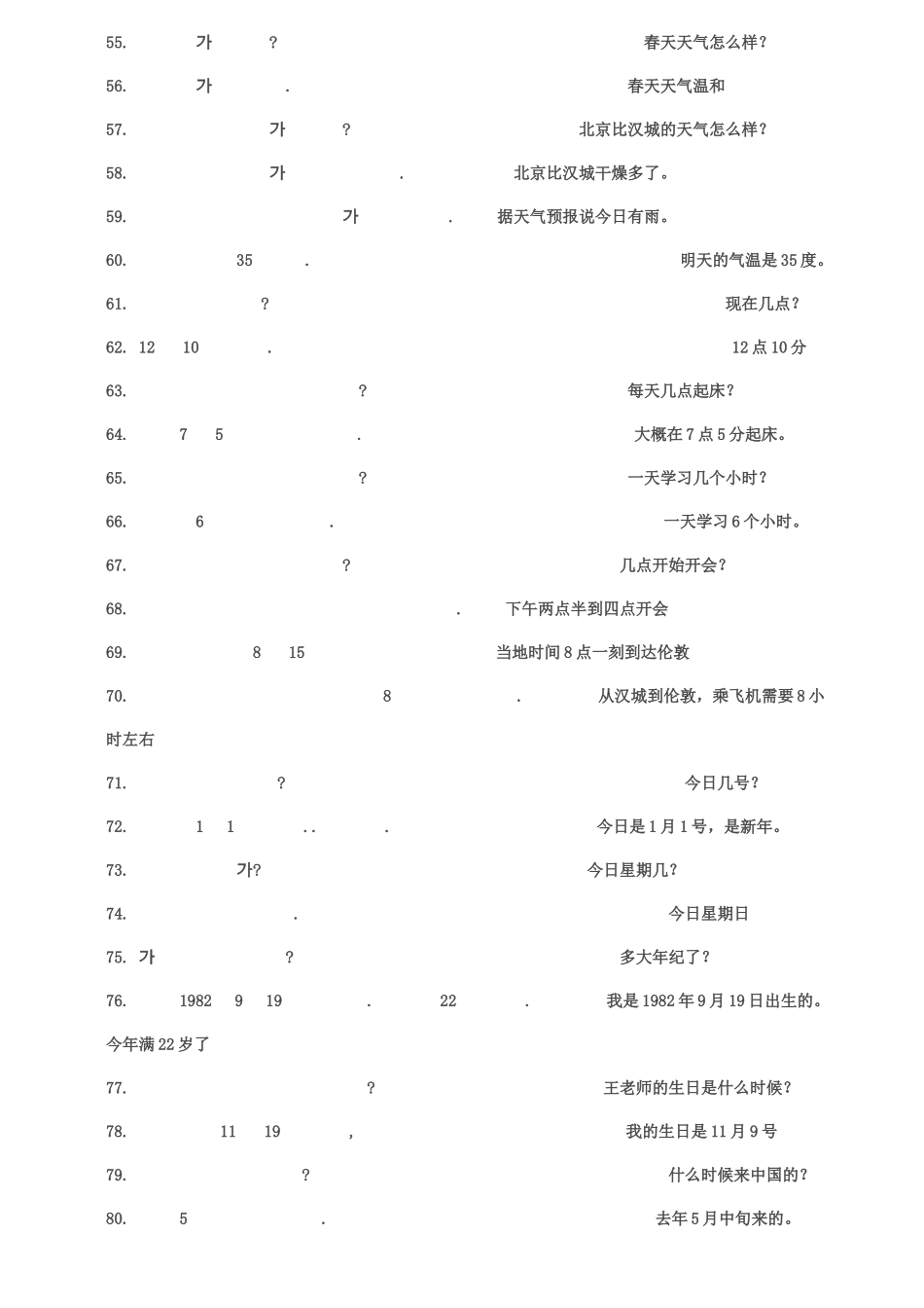 标准韩国语口语300句_第3页