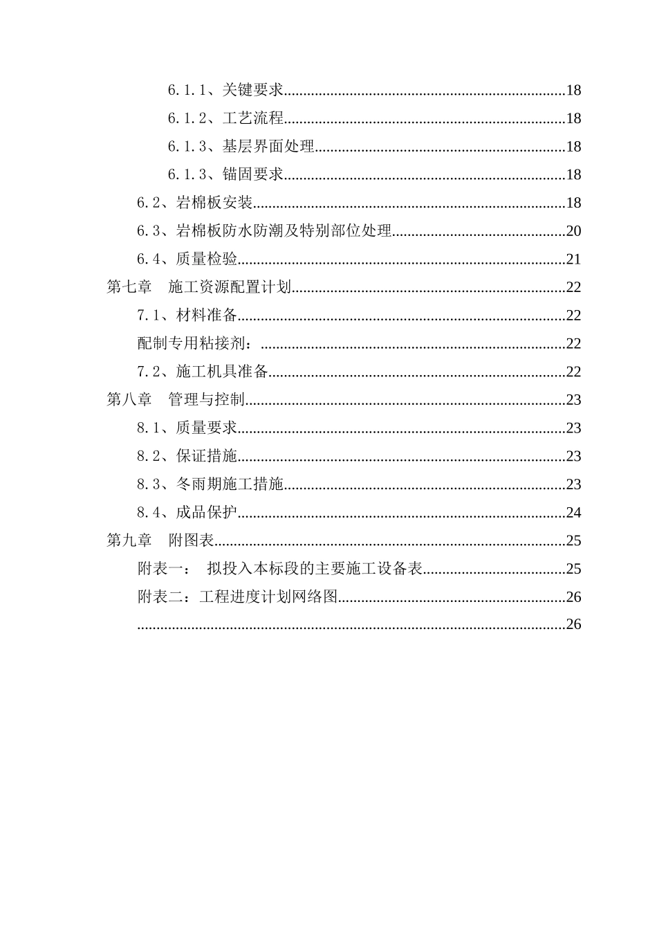 框剪结构图书馆外墙岩棉板保温层施工方案_第2页