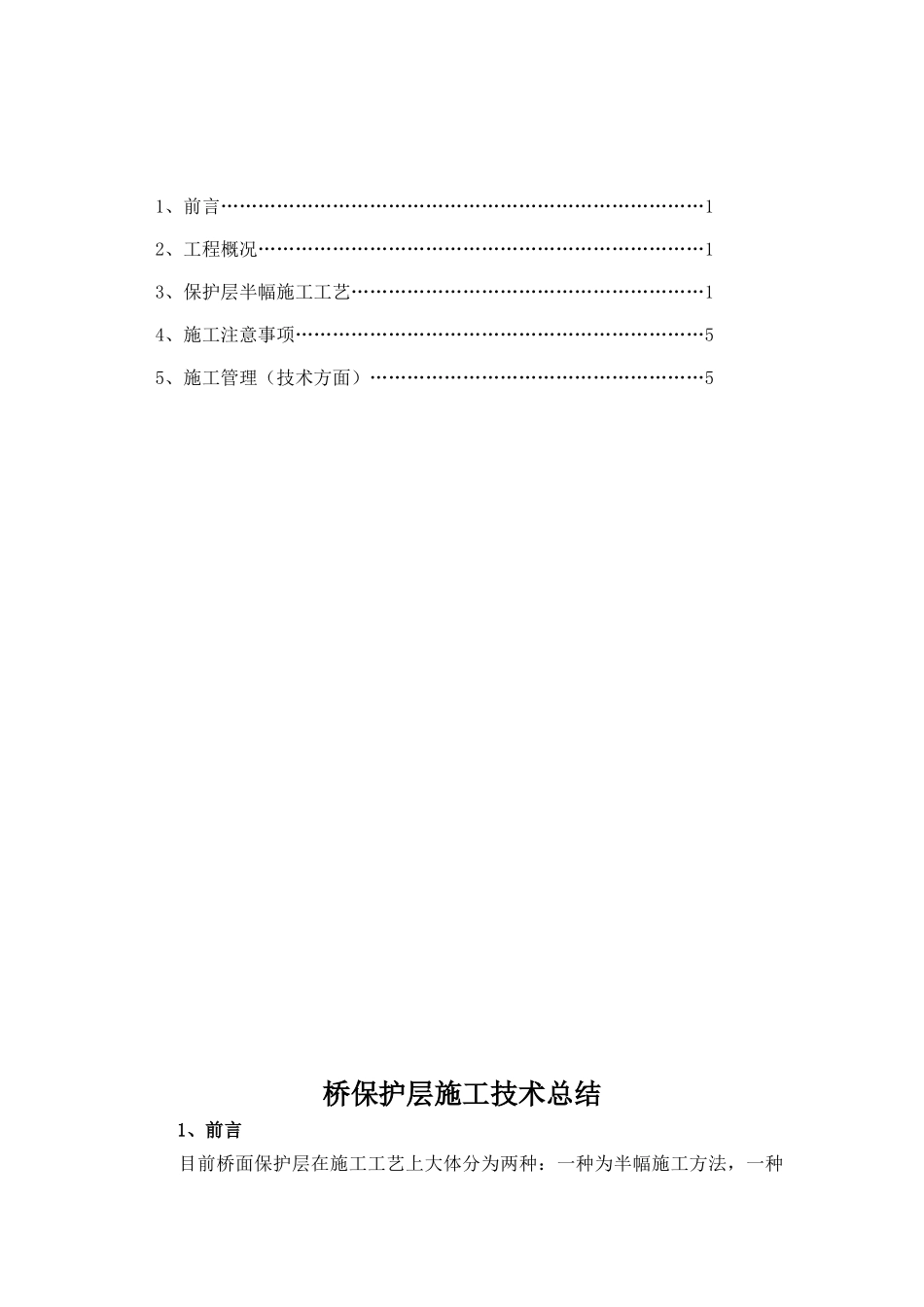 桥保护层施工技术总结_第2页