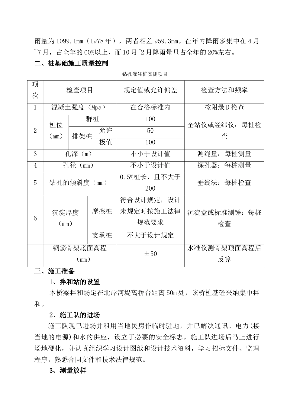 桥梁钻孔灌注桩基础施工技术及安全方案_第2页