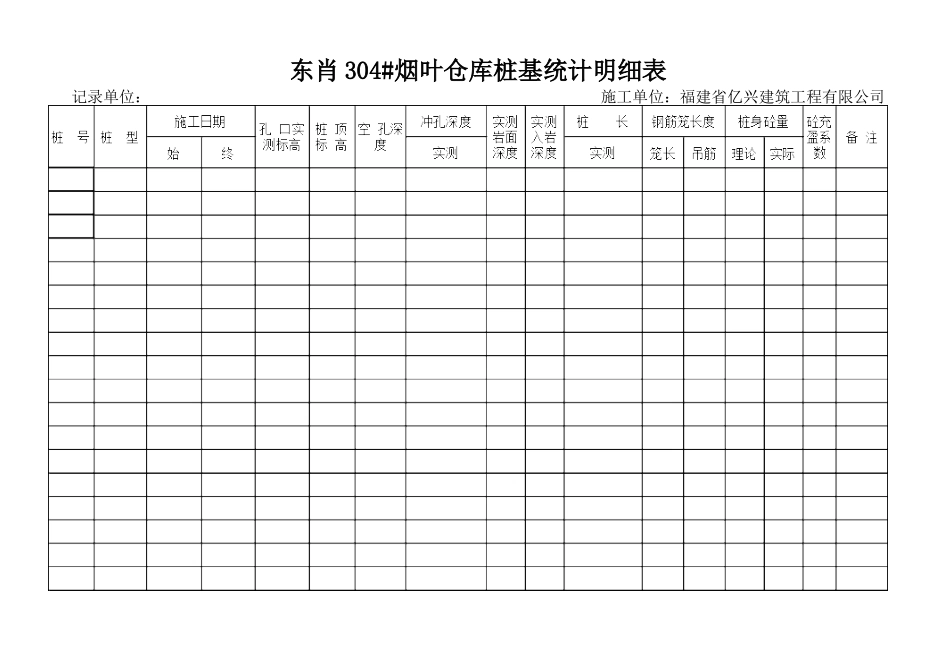 桩基统计明细表_第2页