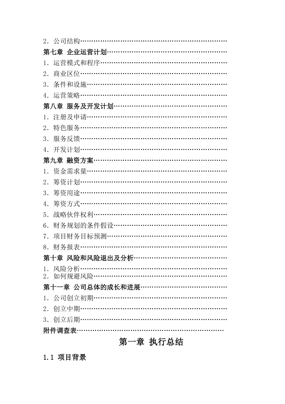 梦飞跃职业体验实习项目创业团队创业计划书_第3页