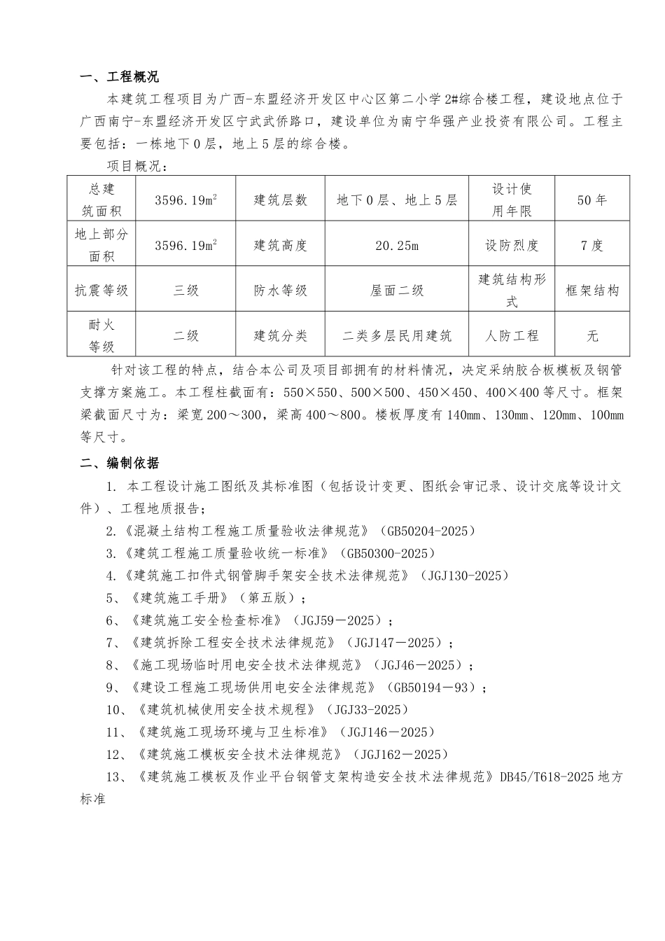 模板专项施工方案_第2页