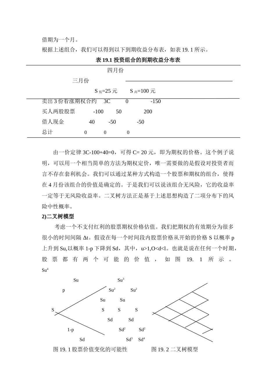 欧式看涨期权二叉树定价_第2页