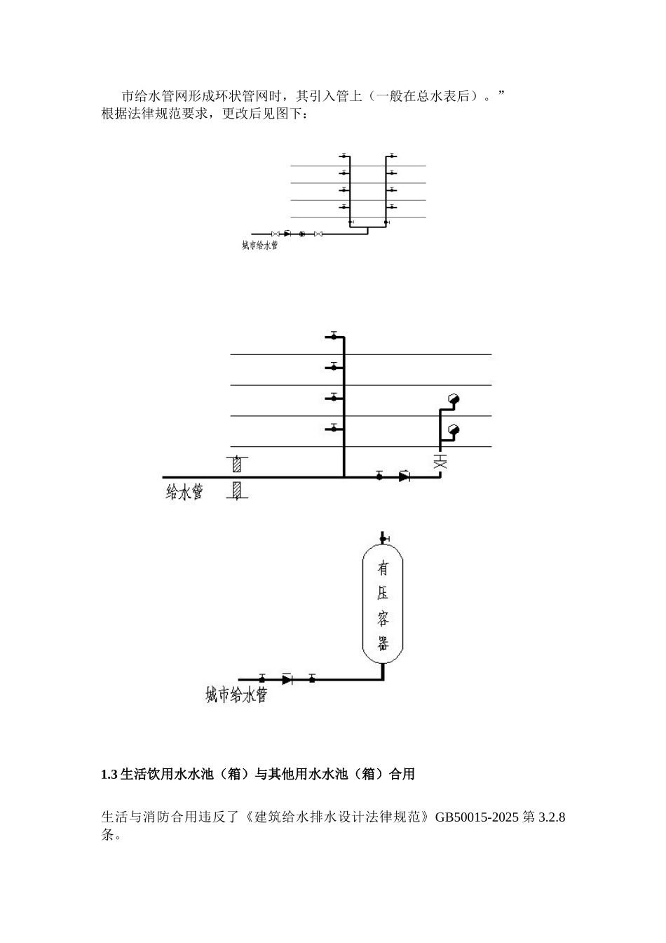 民用建筑工程设计常见问题分析及图示-给水排水专业_第2页