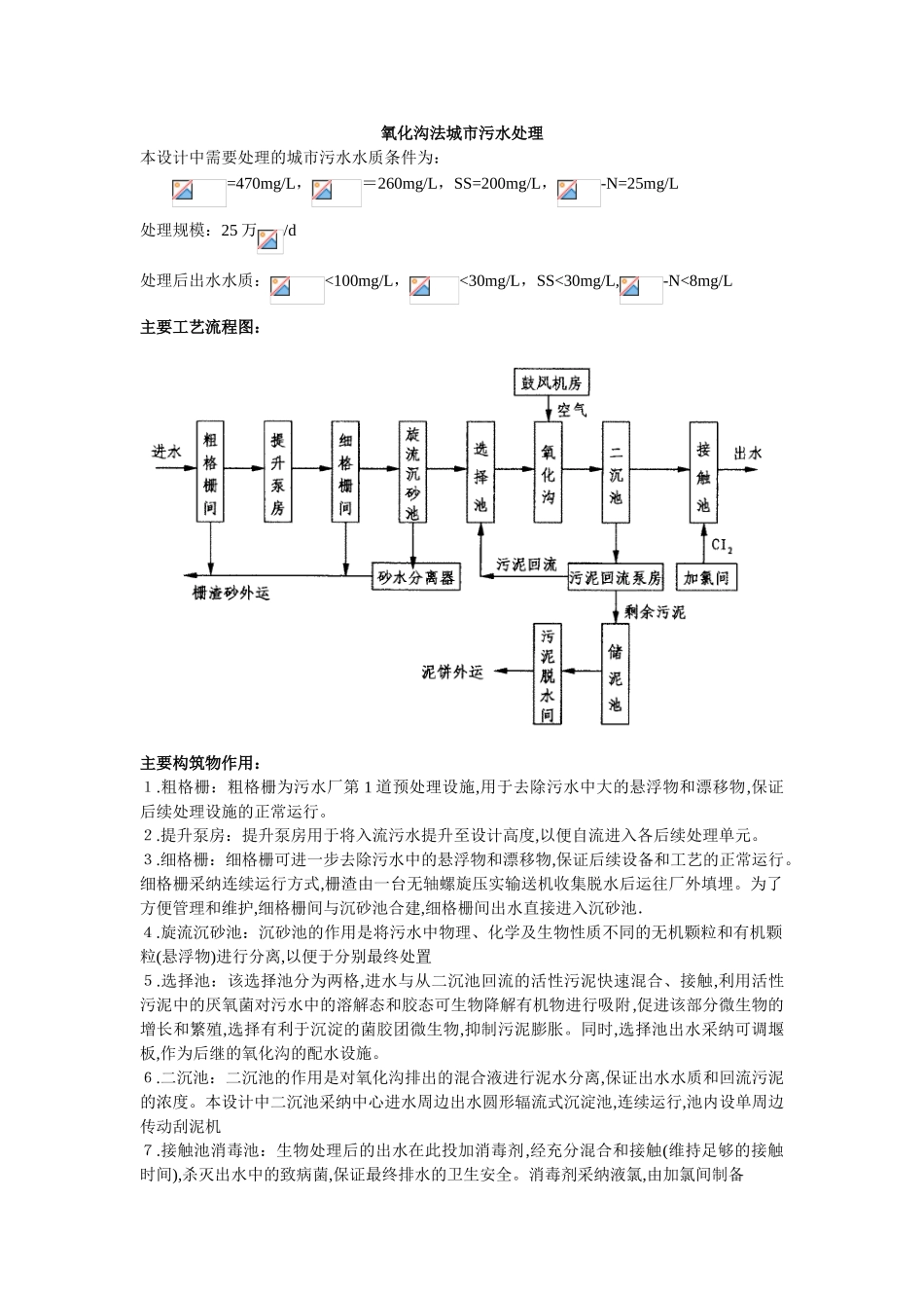 氧化沟法城市污水处理_第1页