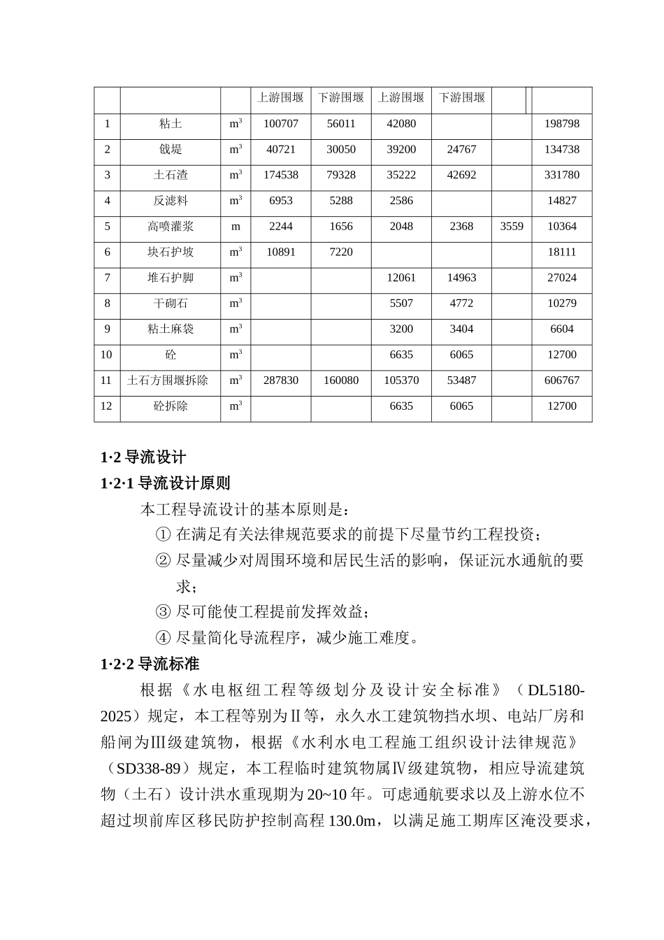 水电站二期导流设计说明_第2页