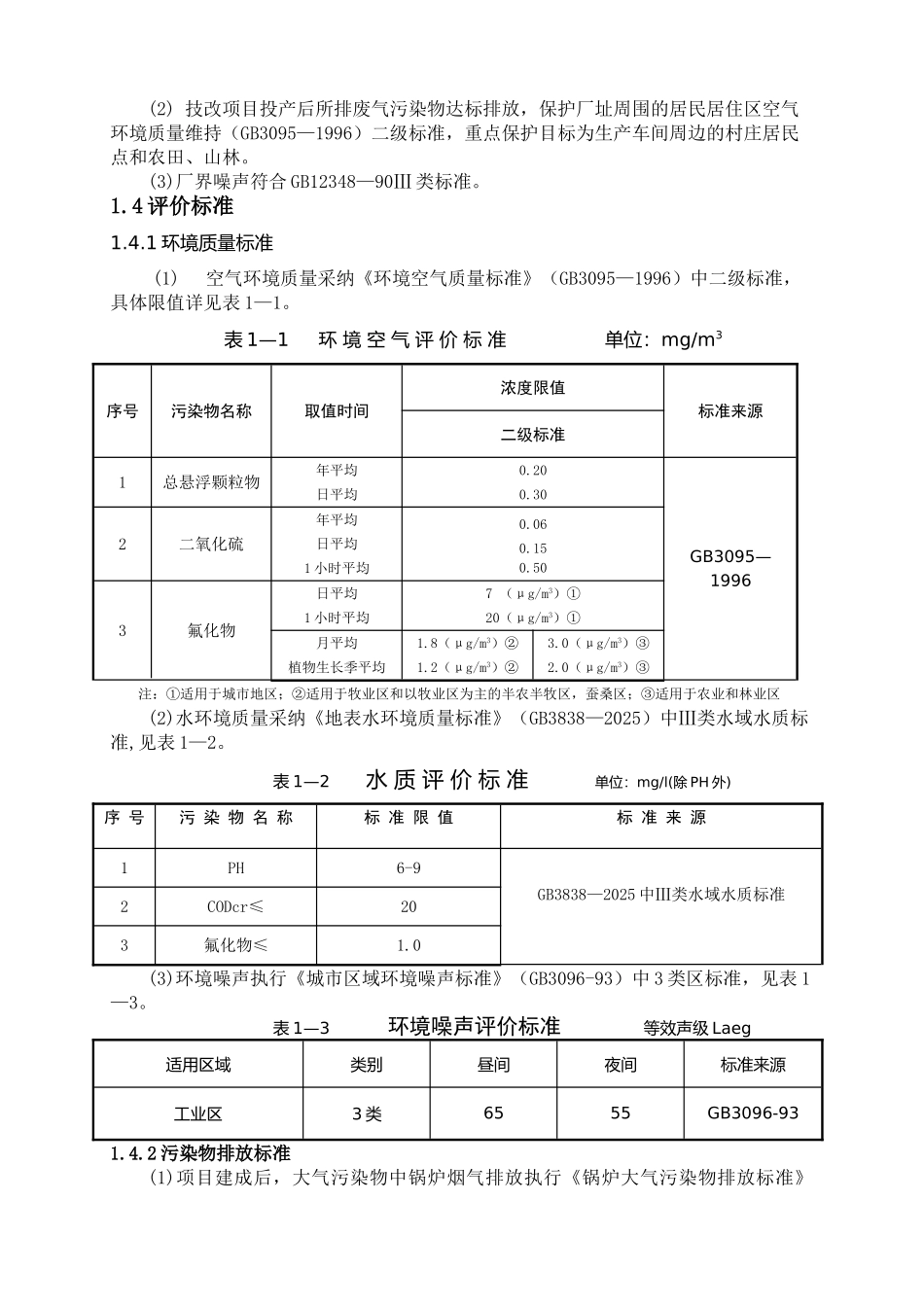 江西省某公司年产1万吨氟化氢生产线项目环境影响报告书_第2页