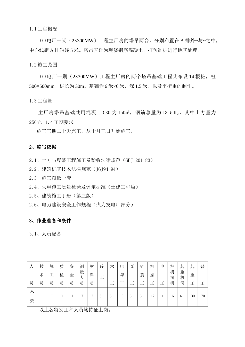 池州某电厂塔吊基础施工_第2页