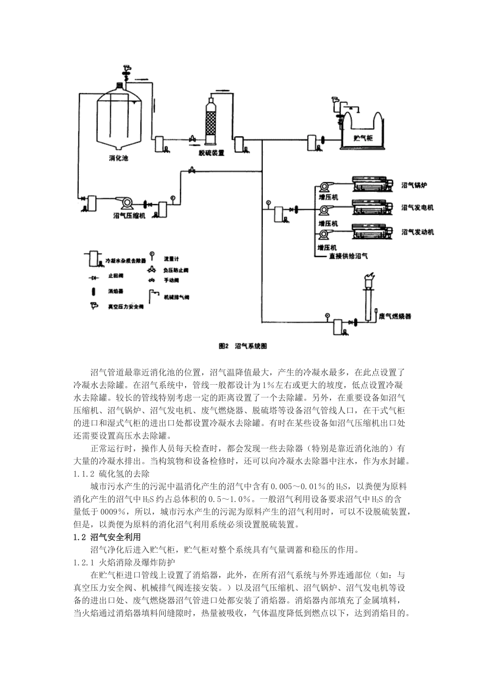 污泥厌氧消化沼气安全系统的工艺设计_第2页