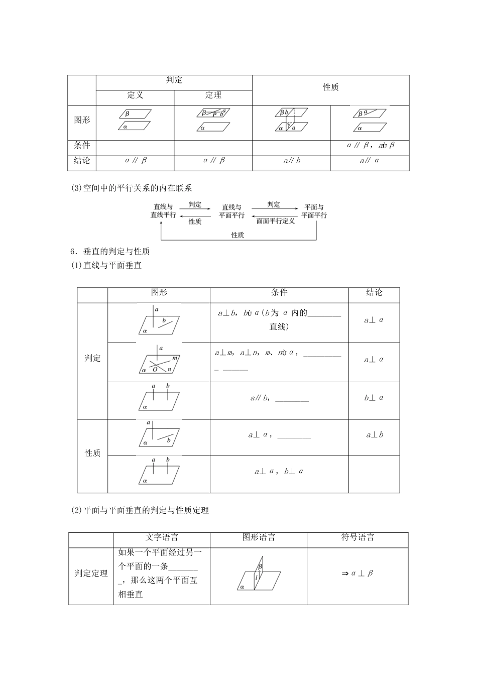 高中数学 第一章 立体几何初步章末复习课学案 北师大版必修2-北师大版高一必修2数学学案_第3页