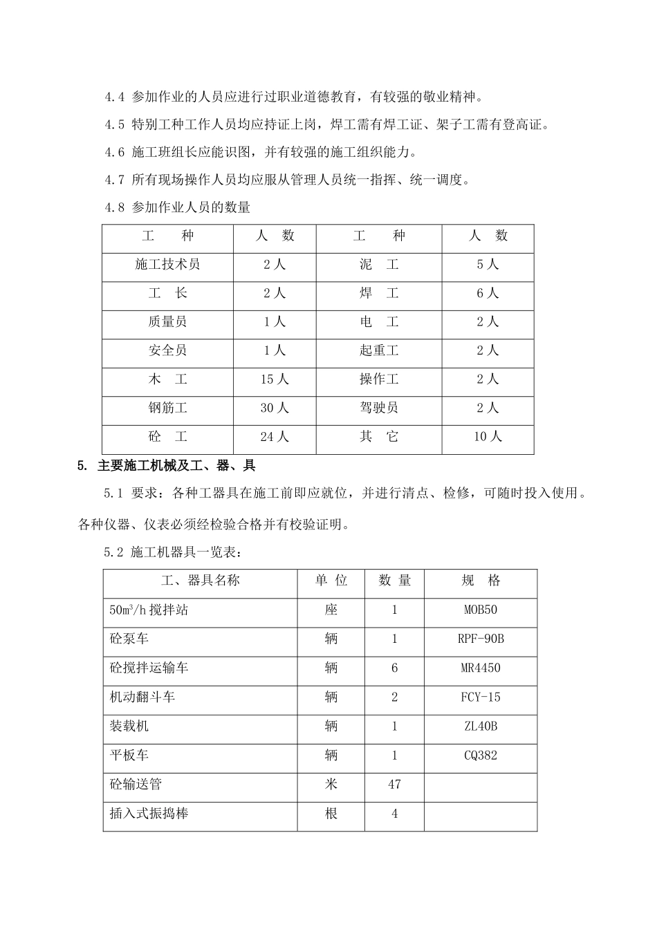 汽轮发电机底板施工方案_第3页