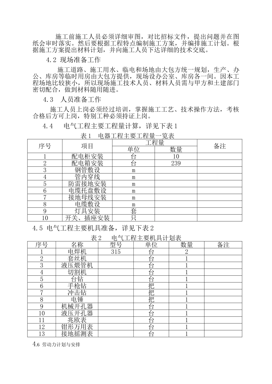 河北某住宅小区电气施工方案-_第3页