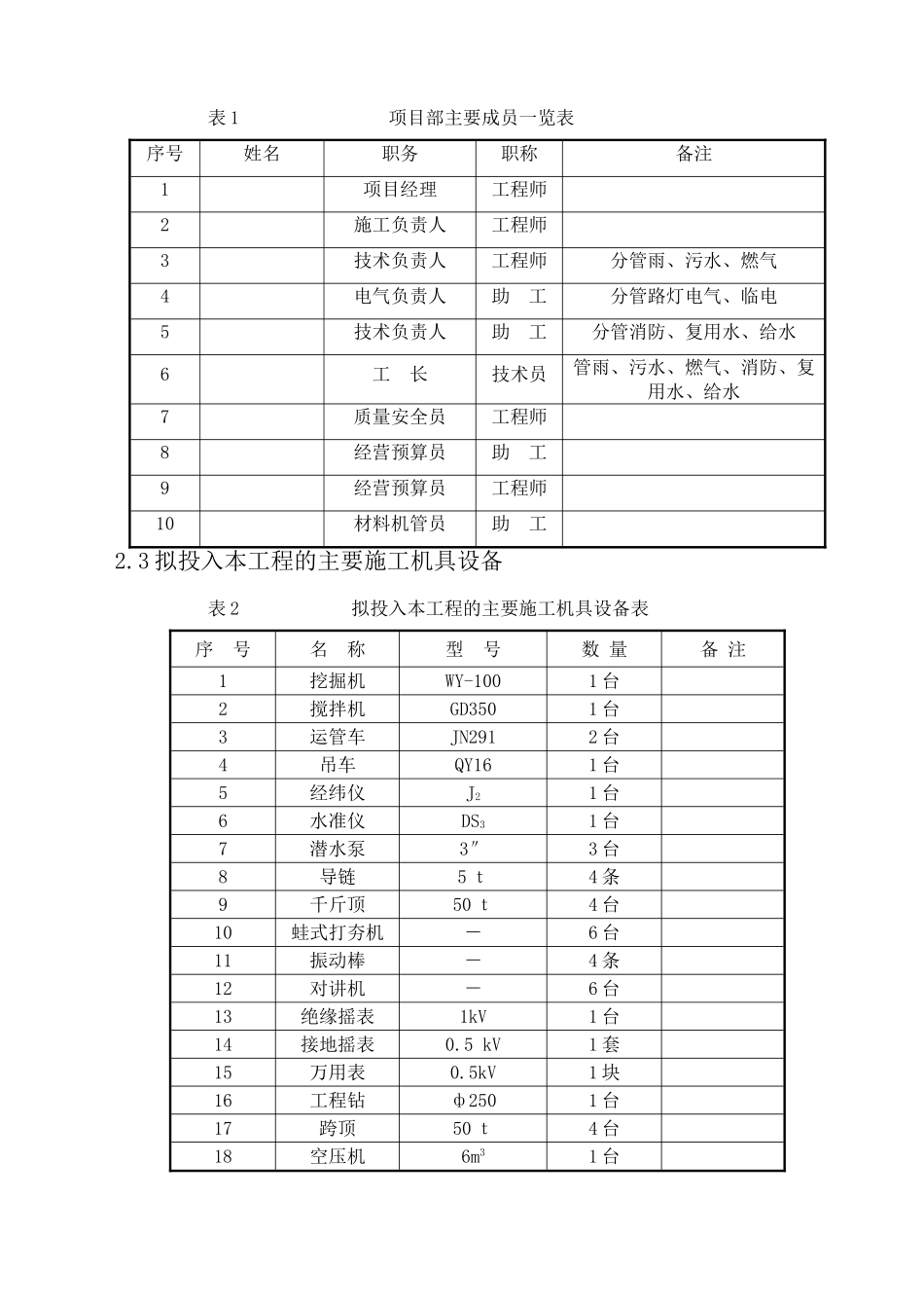 河北某大型汽车厂室外管道施工组织设计_第3页