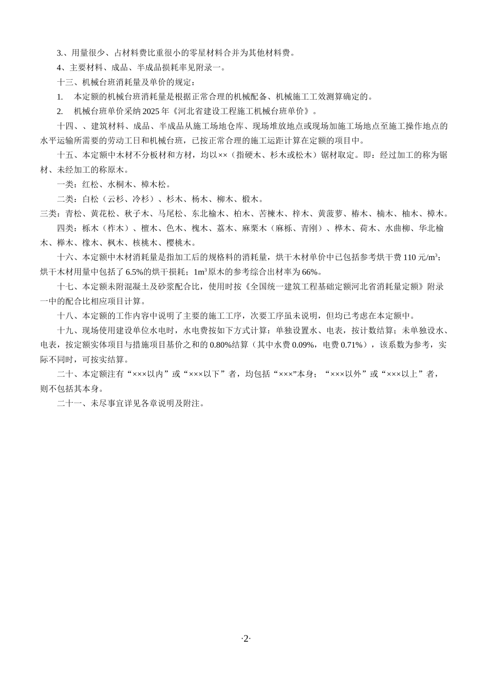 河北装饰装修工程消耗量定额_第3页