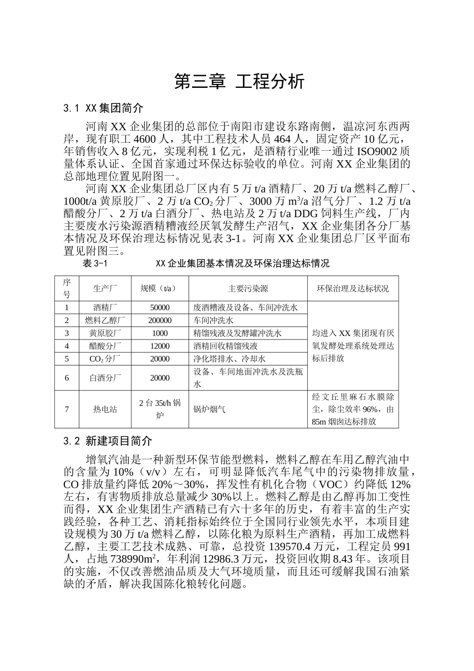 河南某企业集团燃料酒精项目_第1页