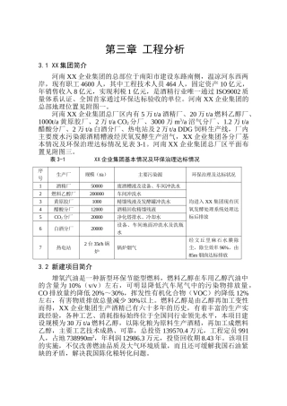 河南某企业集团燃料酒精项目