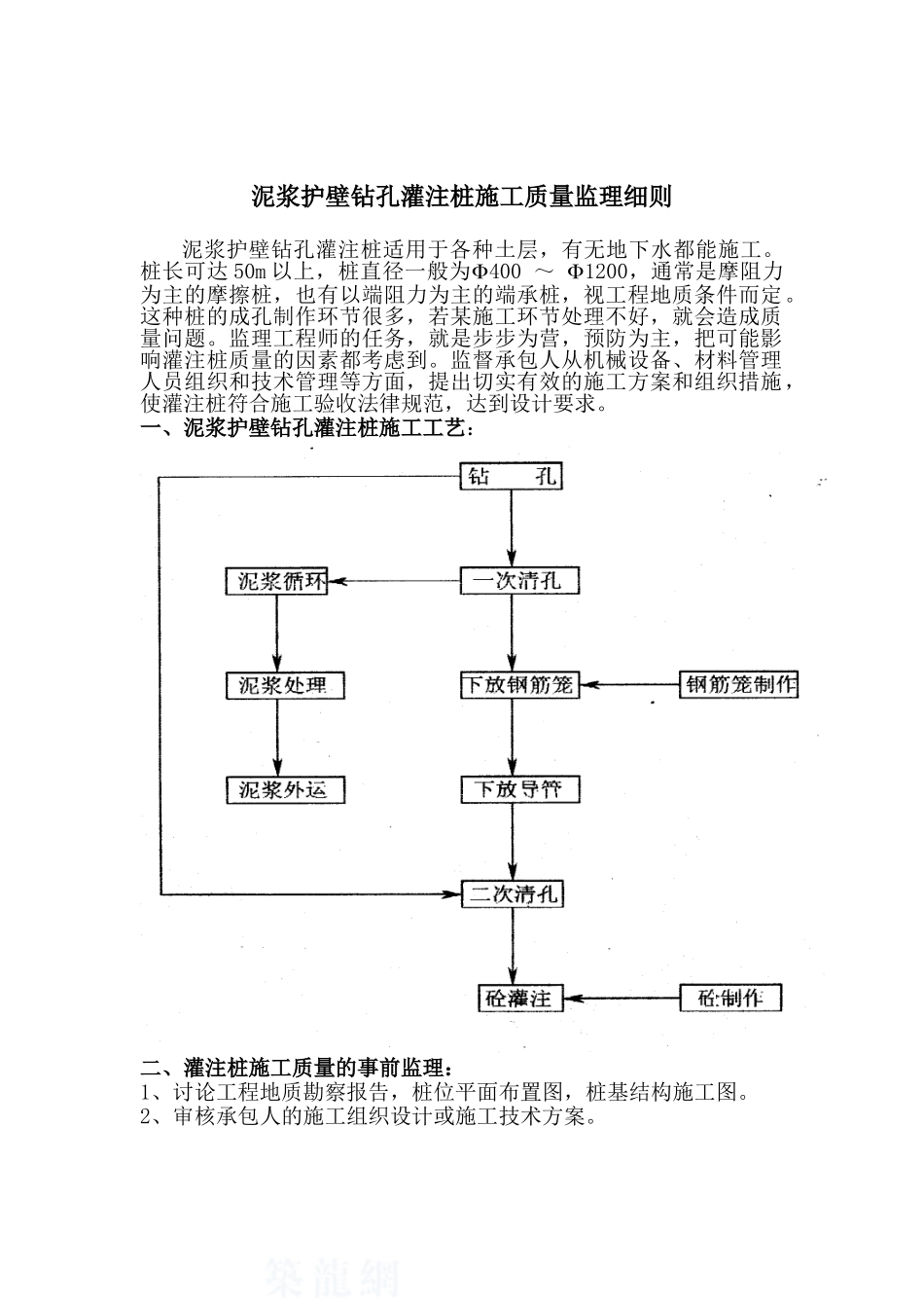 泥浆护壁钻孔灌注桩施工质量控制要点_第1页