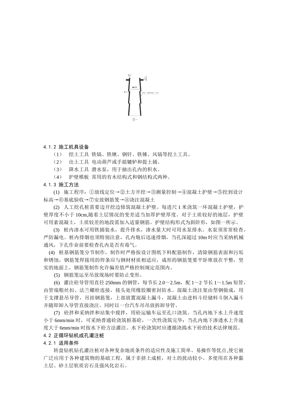 浅析挖孔钻成空灌注桩施工技术_第2页