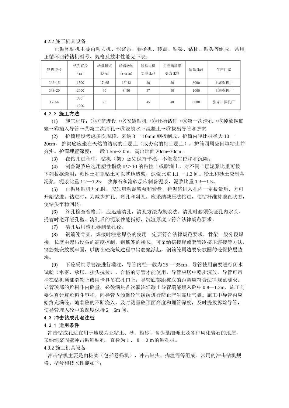 浅析挖孔钻成空灌注桩施工技术_第3页