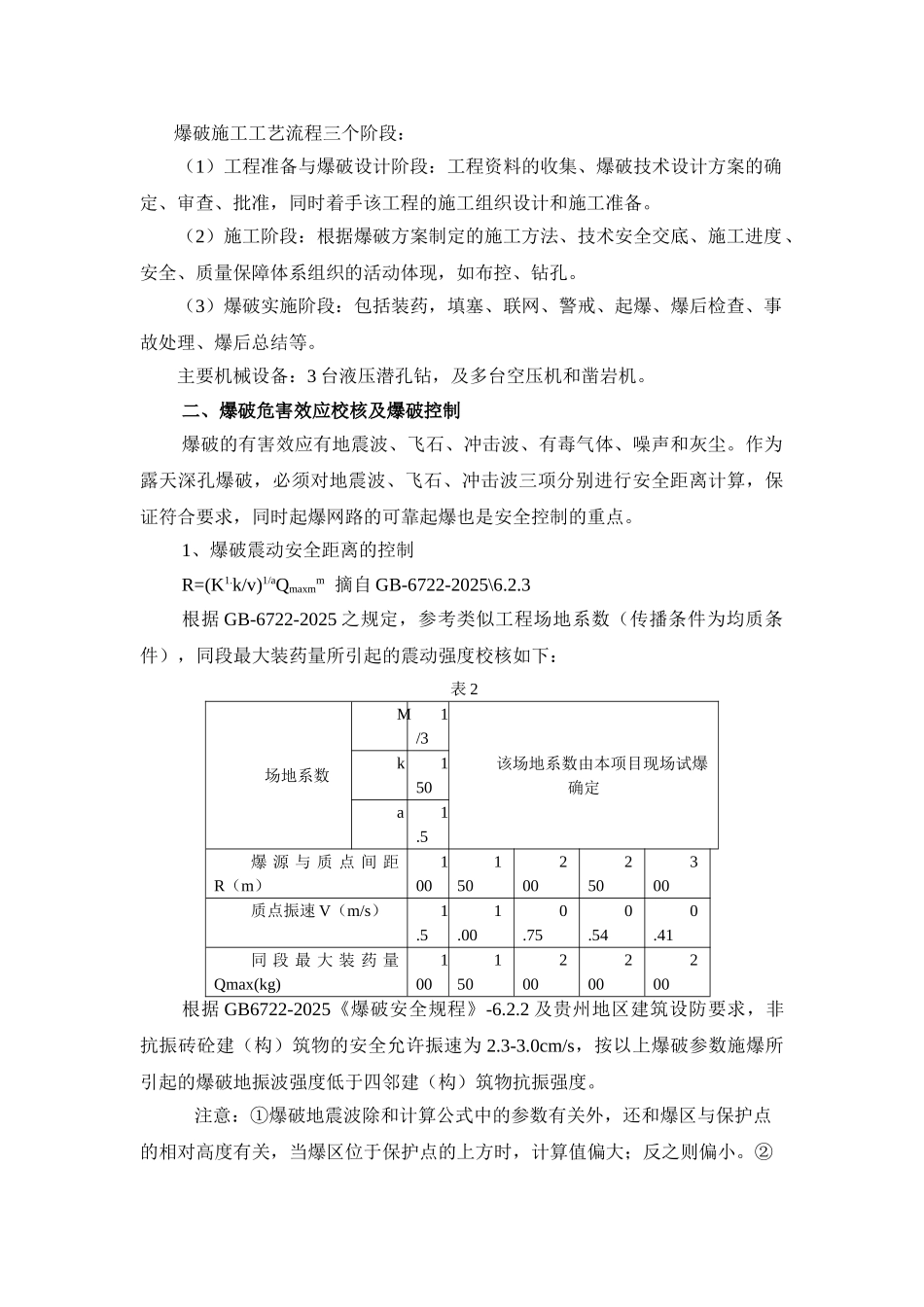 浅述露天深孔爆破施工技术与安全控制_第2页