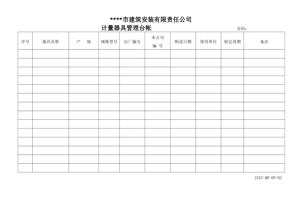 测量和监控装置控制程序表单_第2页