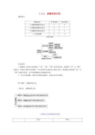 高中数学 第一章 集合与函数概念 1.2.2.1 函数的表示法学案（含解析）新人教A版必修1-新人教A版高一必修1数学学案