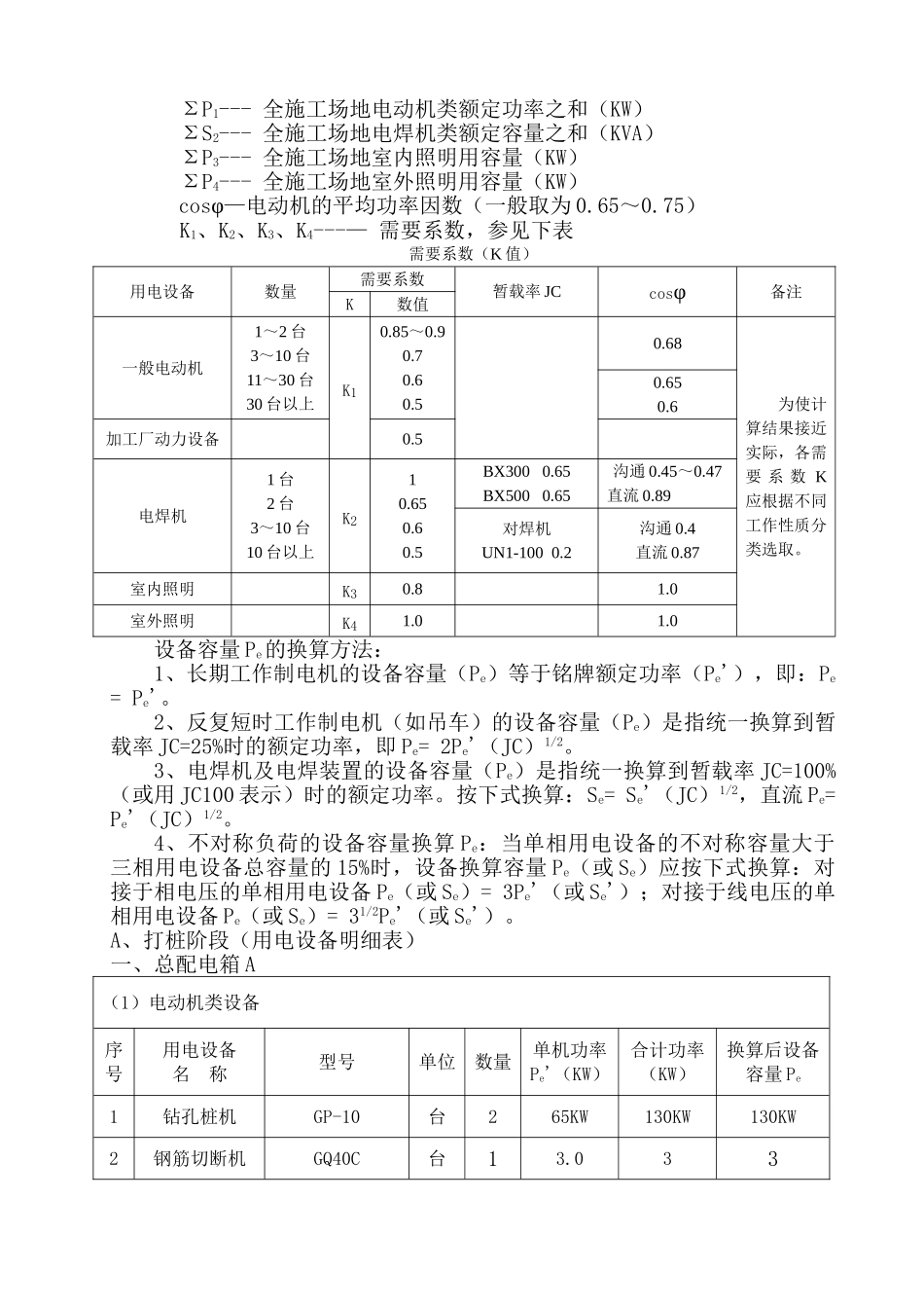 浙江某住宅小区临时用电施工方案_第2页