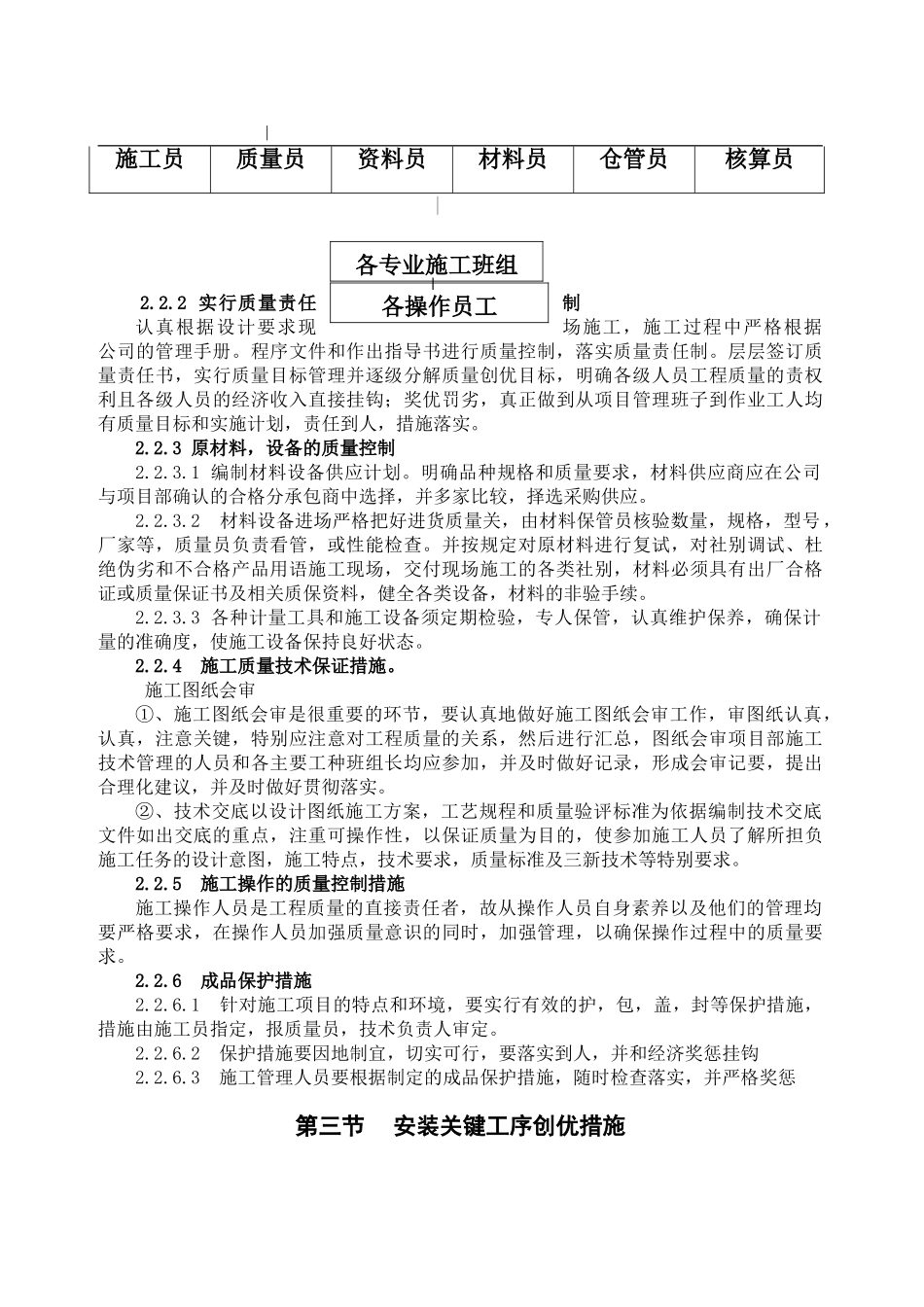 浙江省某住宅水电施工组织设计_第2页