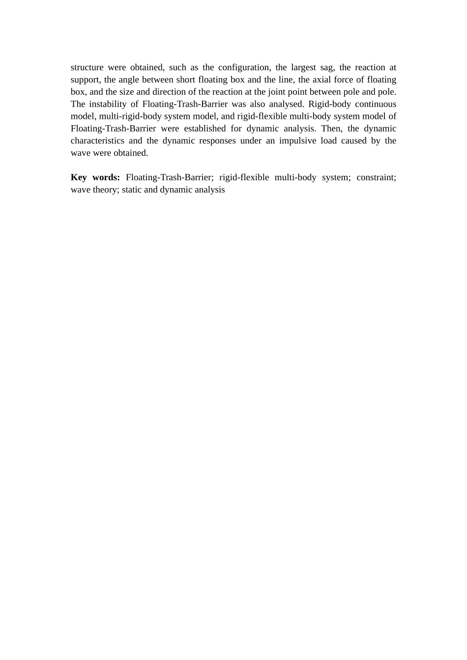 浮箱式拦污排的建模与仿真分析_第3页