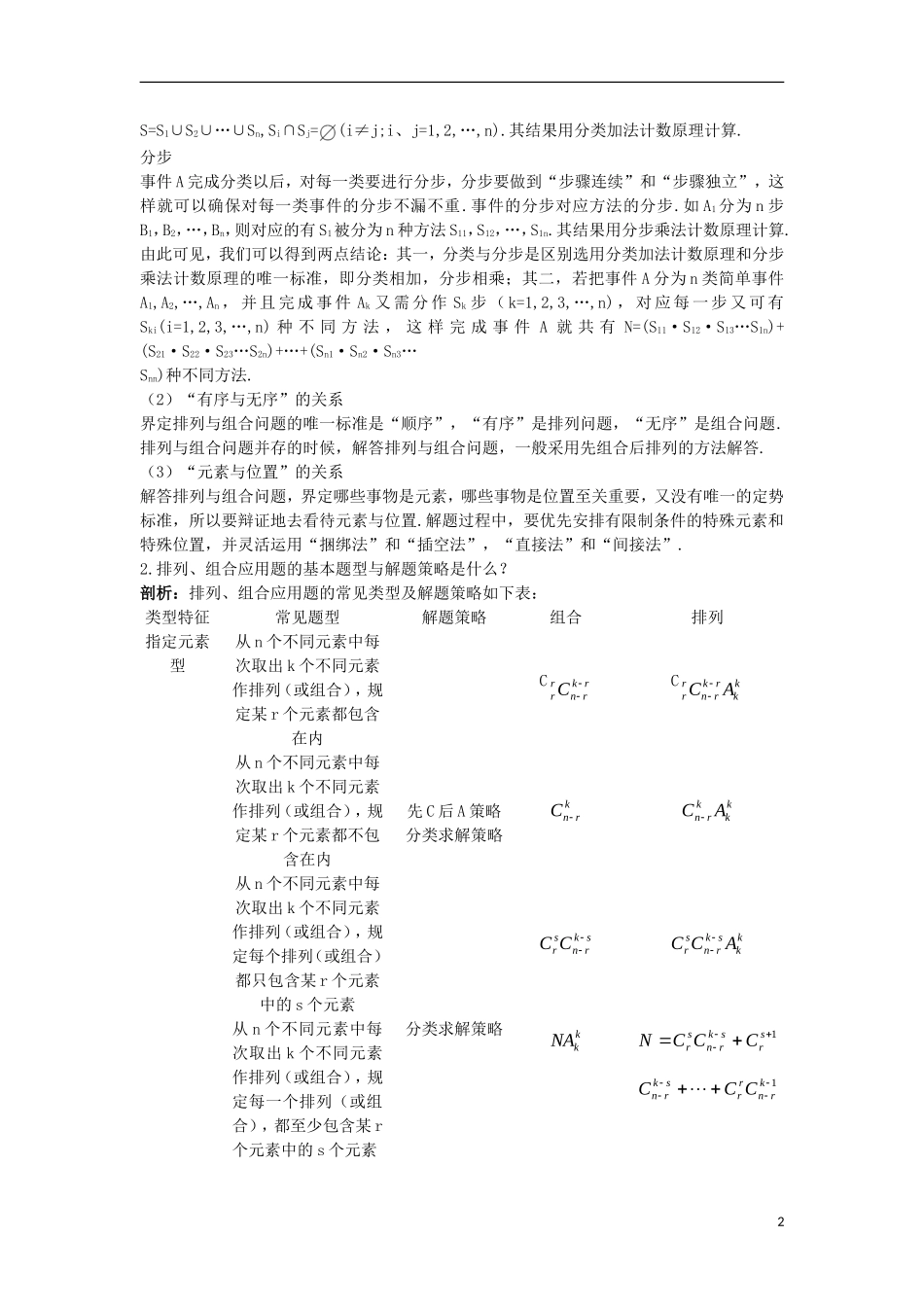 高中数学 第一章 计数原理 4 简单计数问题导学案 北师大版选修2-3-北师大版高二选修2-3数学学案_第2页