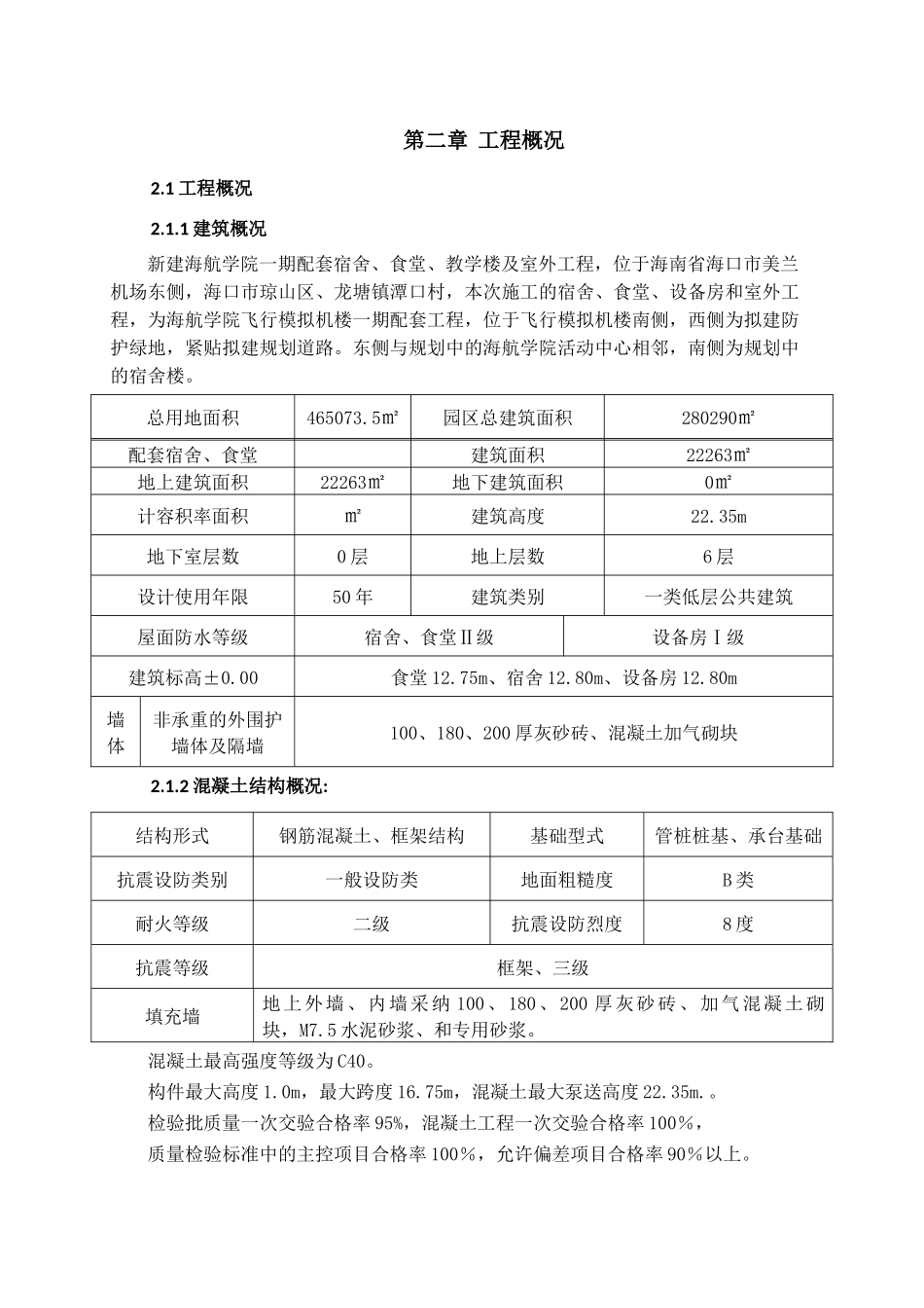 海航学院配套工程混凝土方案_第2页