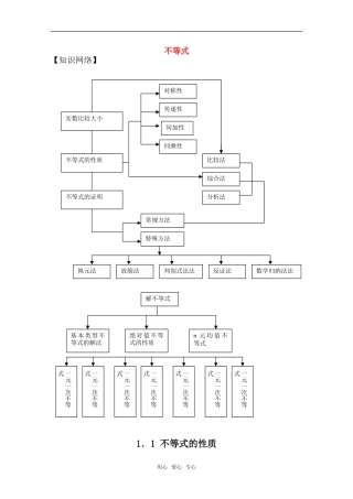 高中数学 第三章《不等式》学案 北师大版必修5