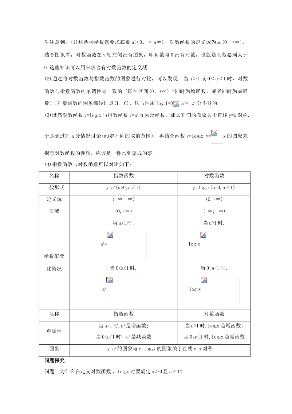 高中数学 第三章 指数函数、对数函数和幂函数 3.2 对数函数 3.2.2 对数函数名师导航学案 苏教版必修1-苏教版高一必修1数学学案_第2页