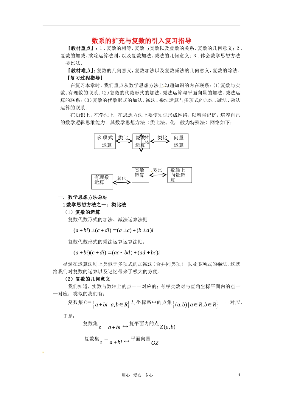 高中数学 第三章《数系的扩充》素材3 苏教版选修2-2_第1页