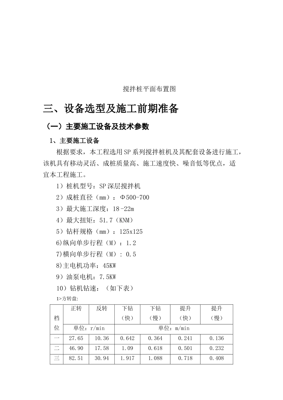 深基坑双排水泥搅拌桩围护施工方案_第3页