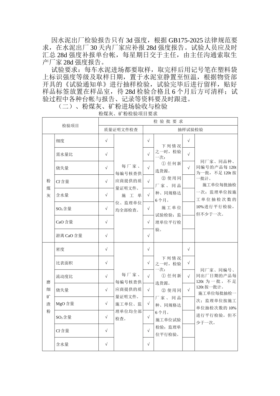 混凝土原材料与施工现场质量控制管理制度_第3页
