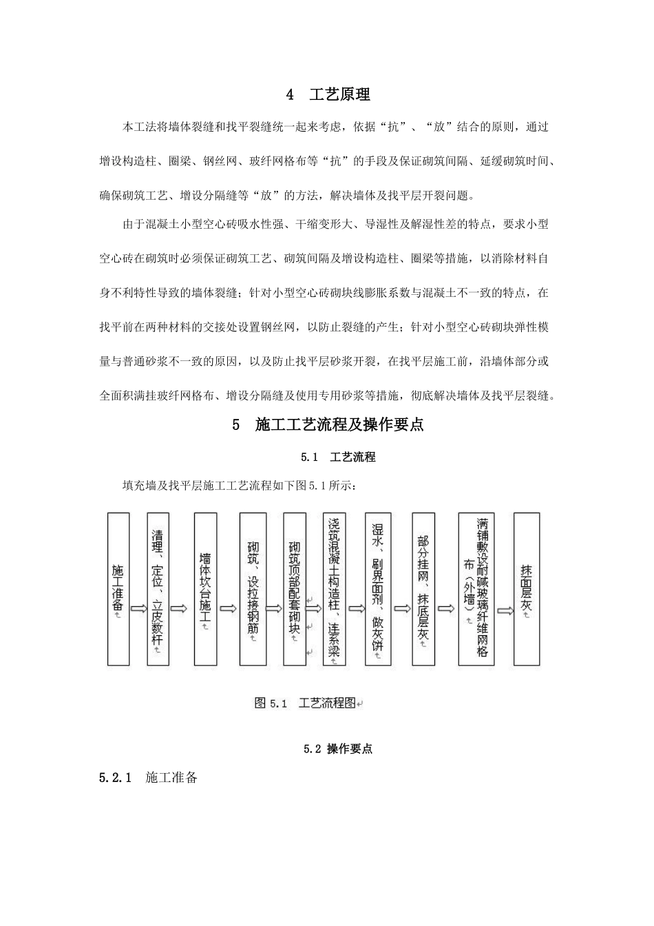 混凝土小型空心砖填充墙裂缝控制施工工法_第2页