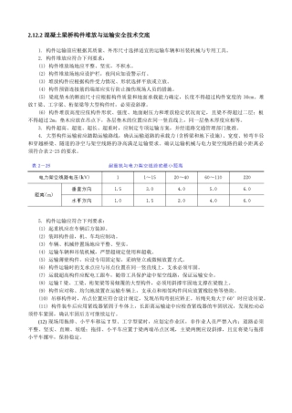 混凝土梁桥构件堆放与运输安全技术交底
