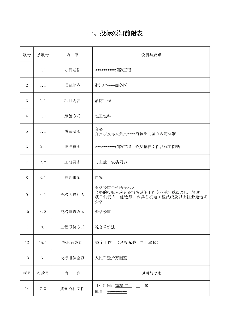 温州某大楼消防工程招标文件_第2页