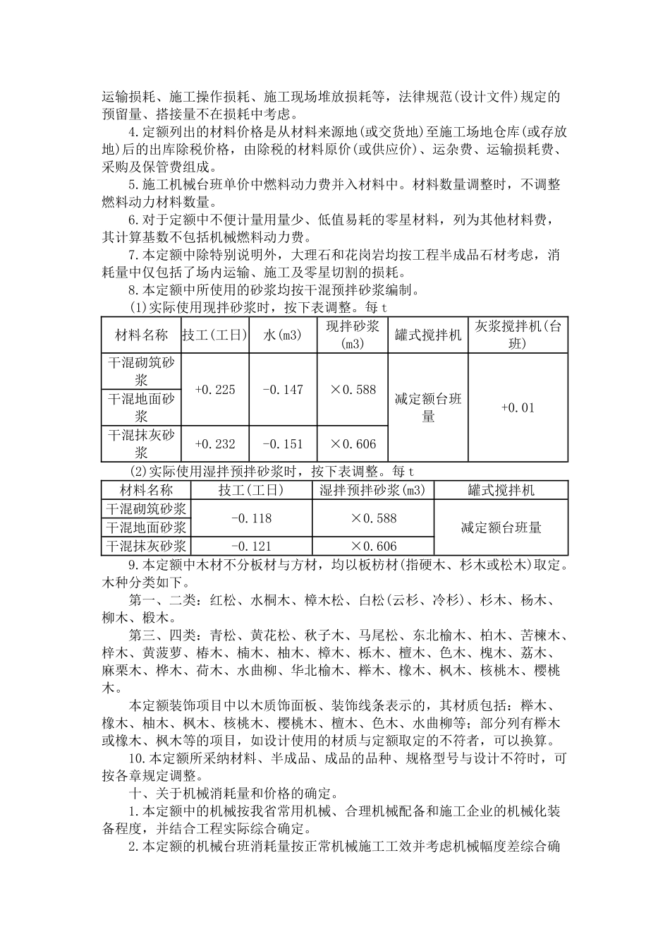 湖北18序列定额章节说明_第2页
