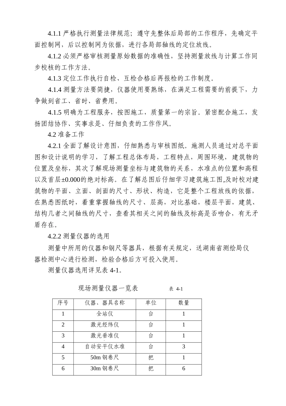 湖南省某工程测量施工方案_第2页