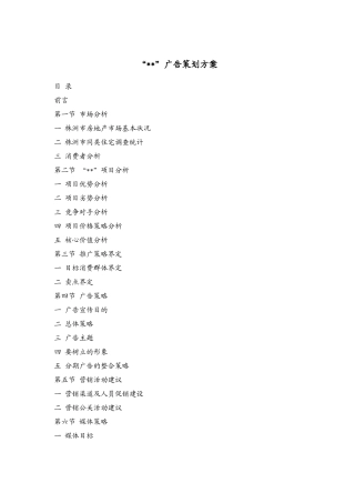 湘艺苑广告策划方案