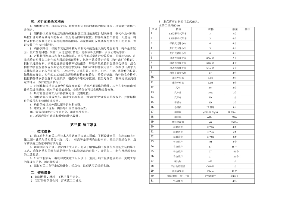 澳门某度假村工程钢结构施工方案_第3页