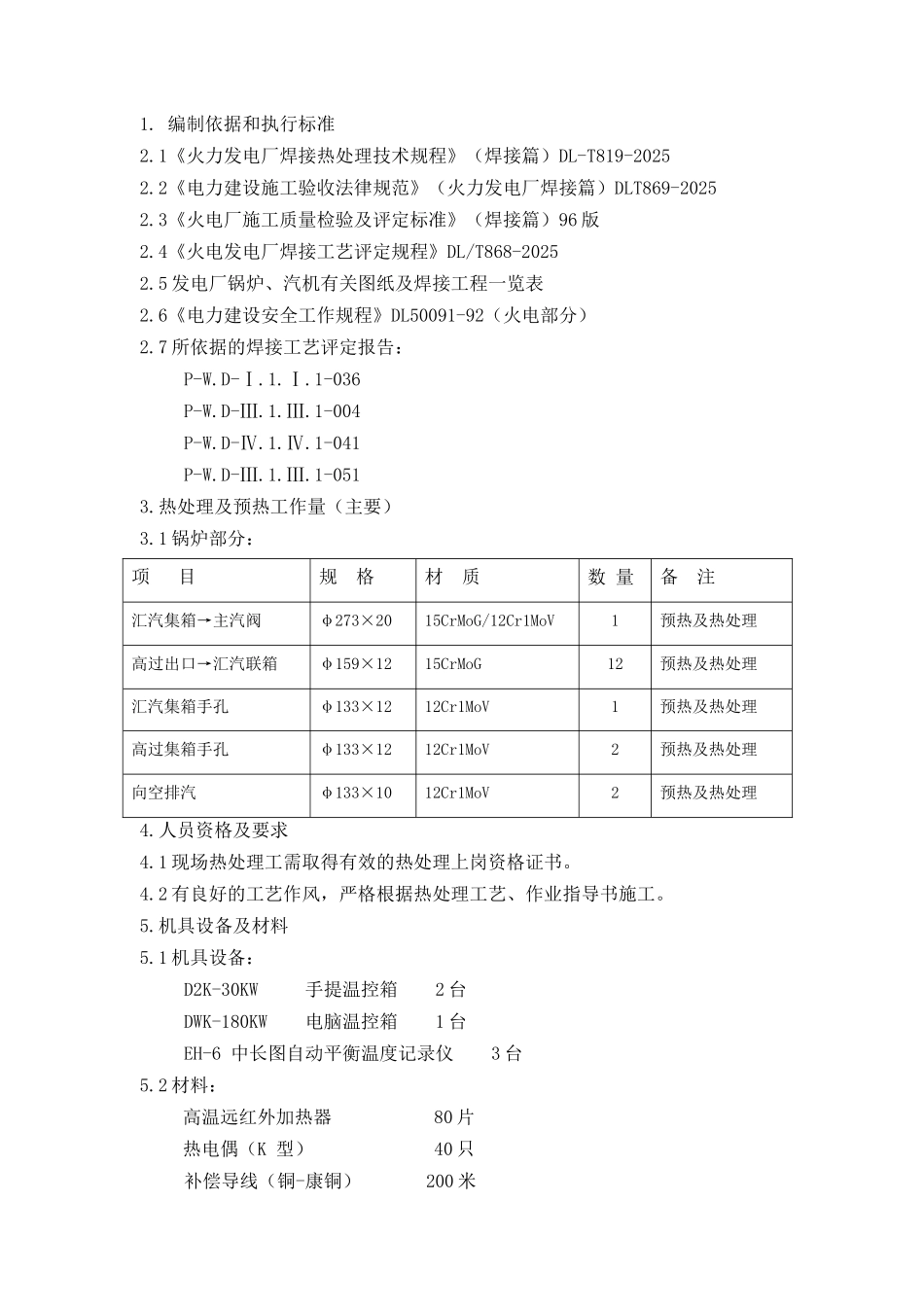 热电厂锅炉热处理作业指导书_第3页
