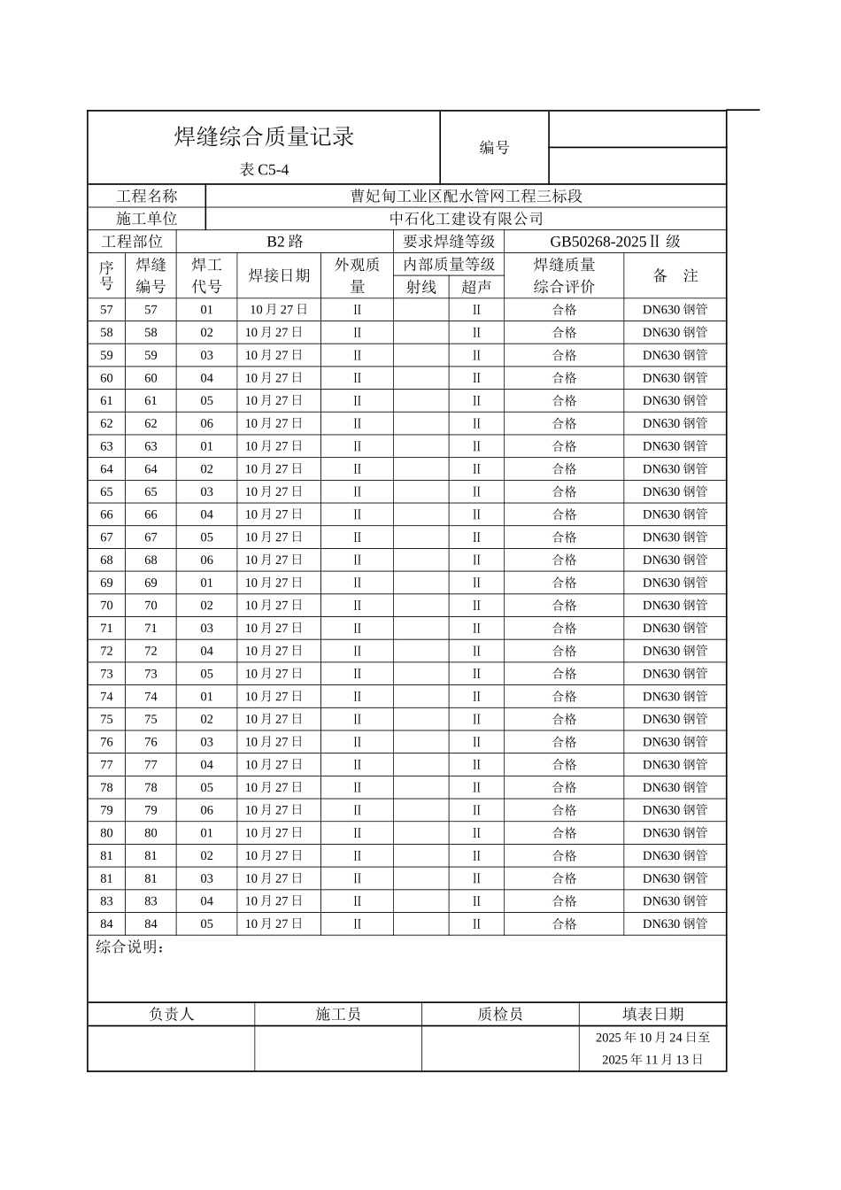 焊缝综合质量记录_第3页